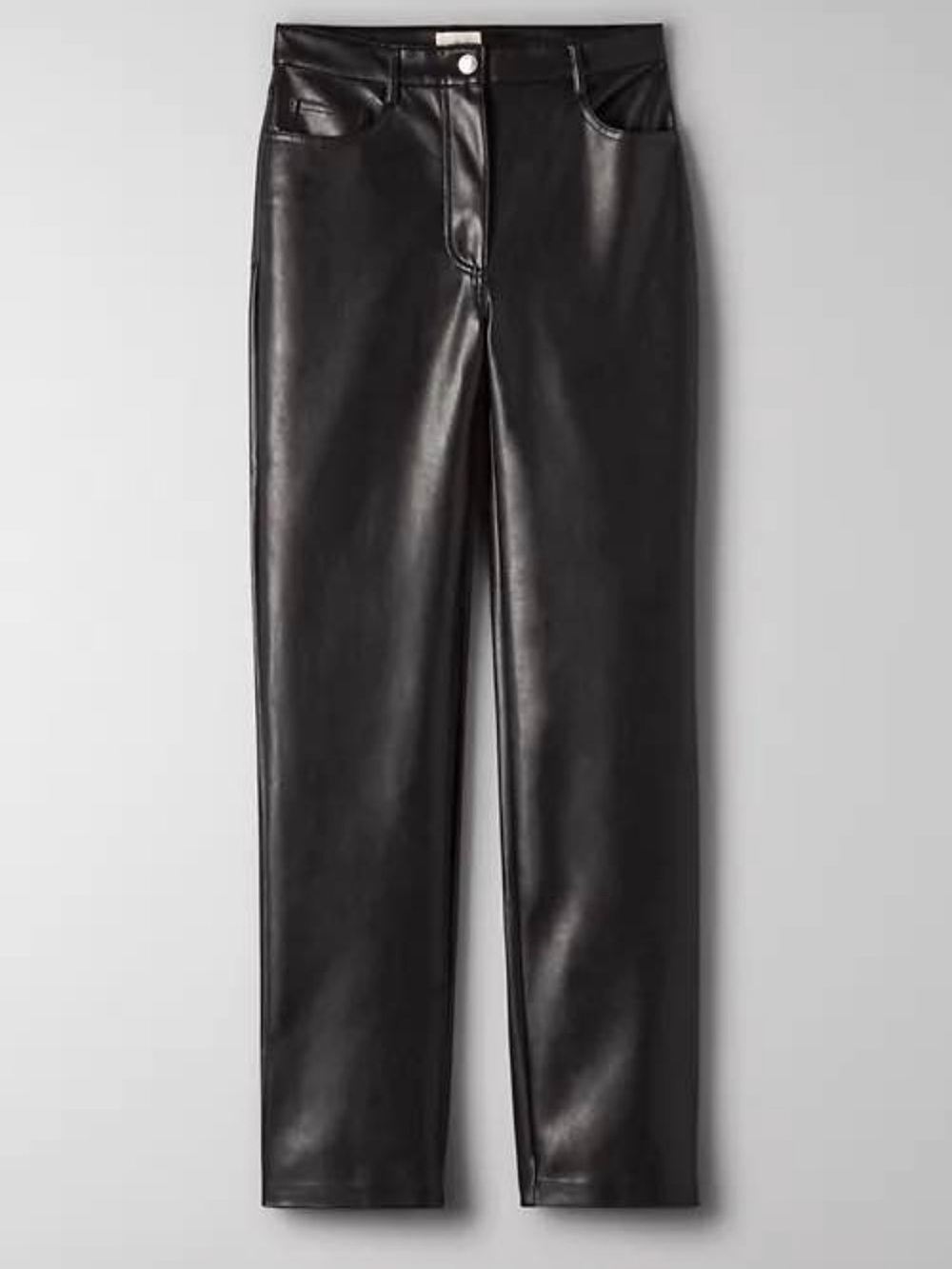 Aritzia Wilfred Melina Vegan Leather Pants Black Size 6 🖤